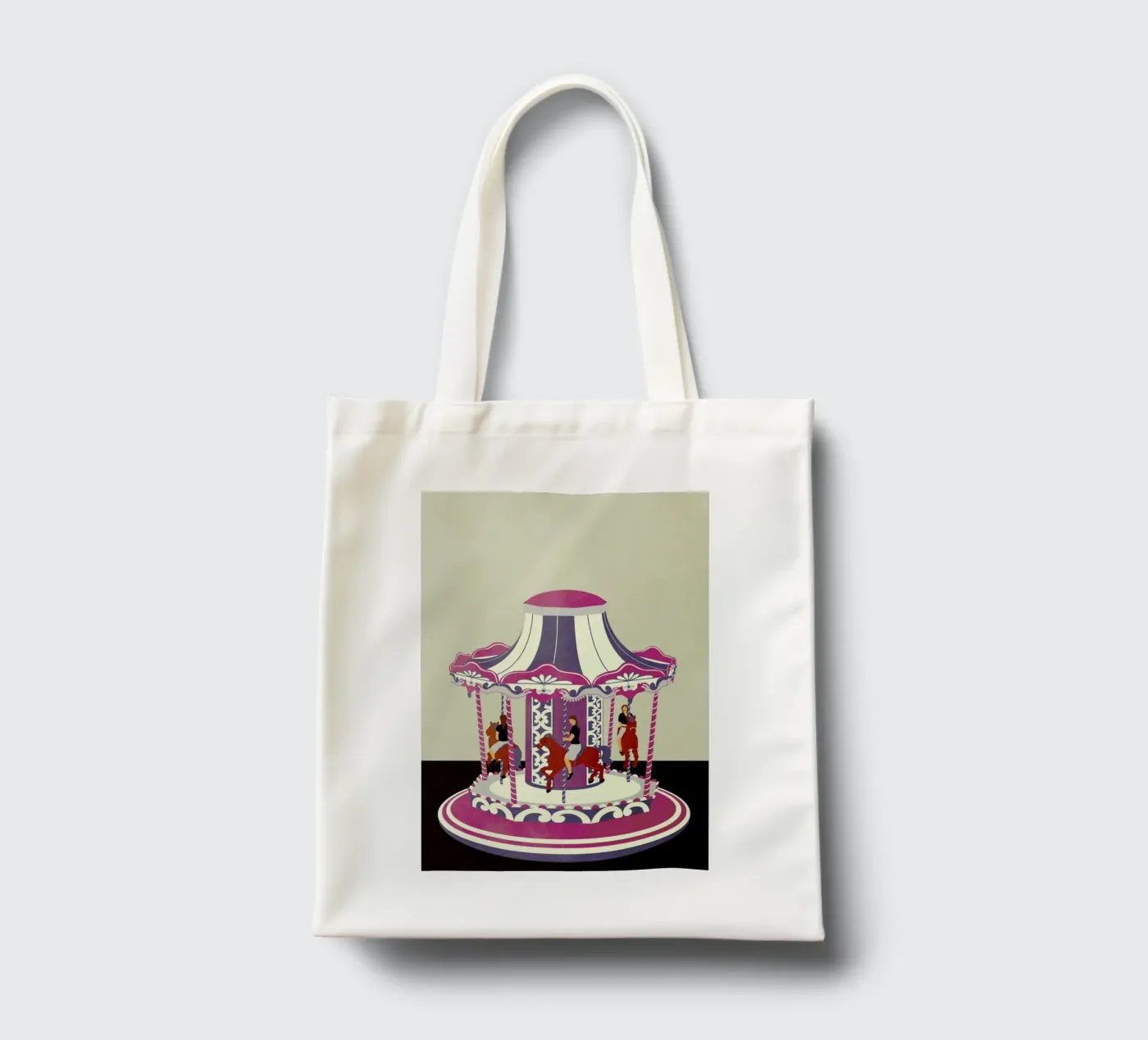 Carousel tote bag by Giordano Poloni