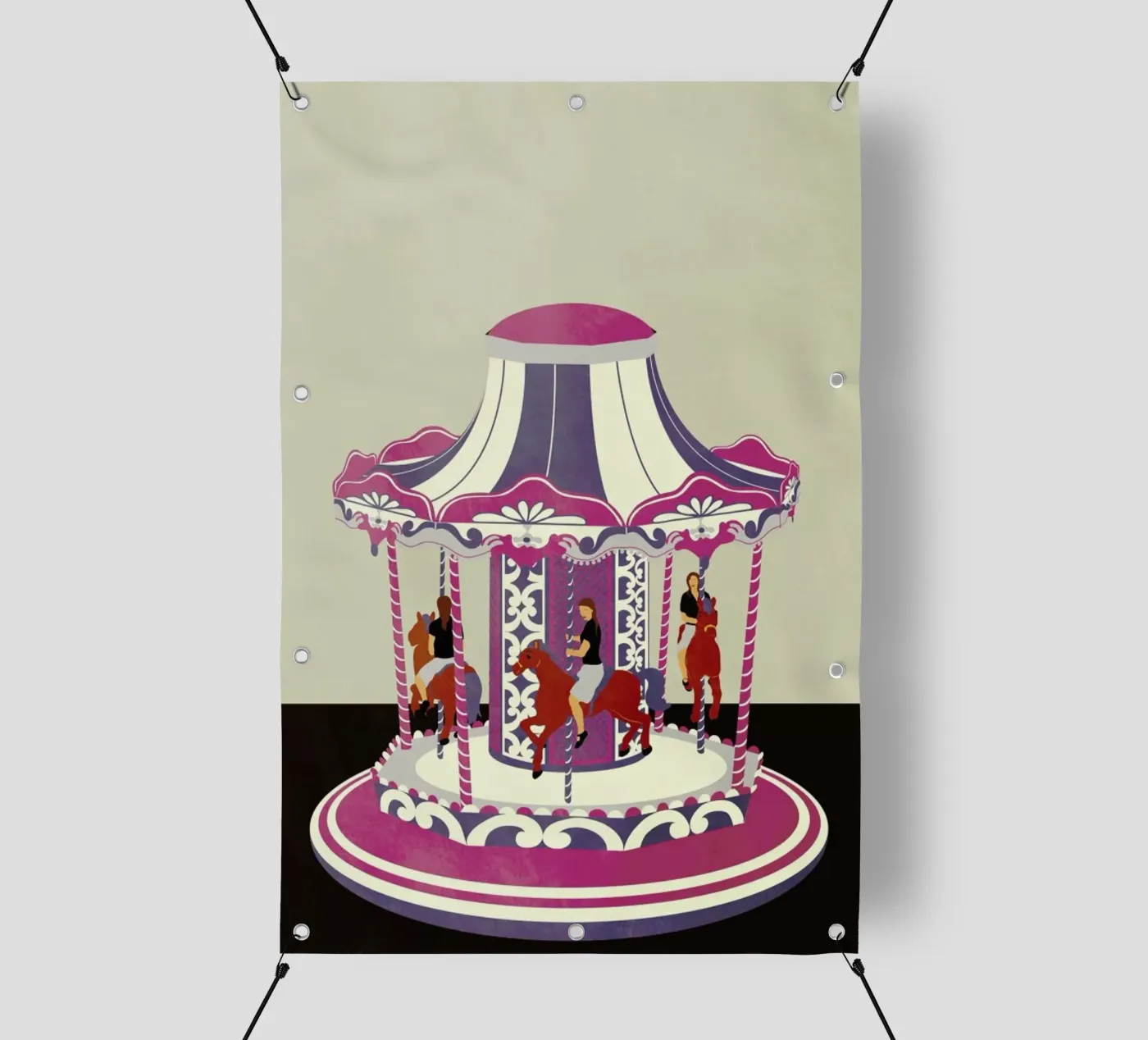 Carousel telo in pvc da Giordano Poloni
