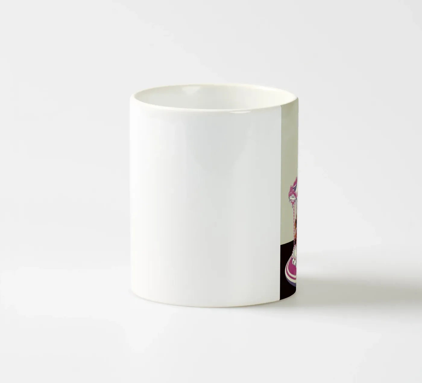 Carousel ceramic mug by Giordano Poloni