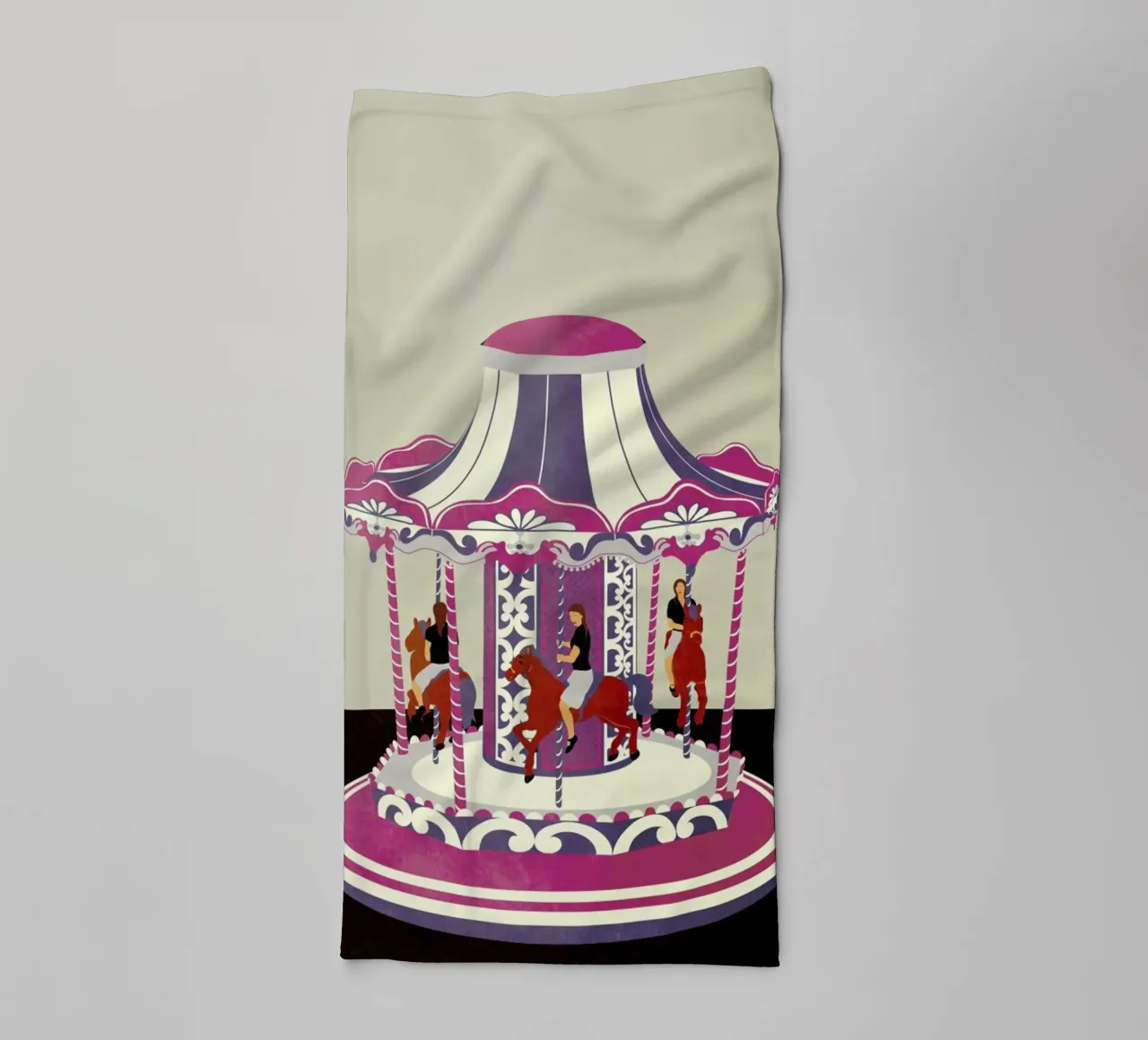 Carousel towel by Giordano Poloni