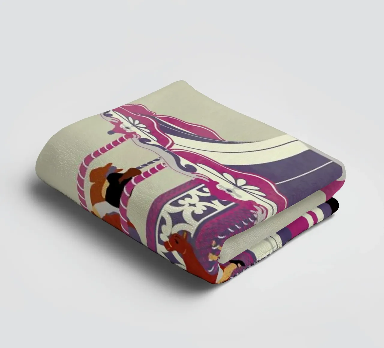 Carousel towel by Giordano Poloni