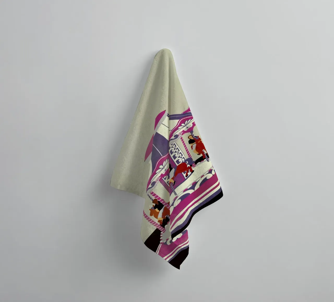 Carousel towel by Giordano Poloni
