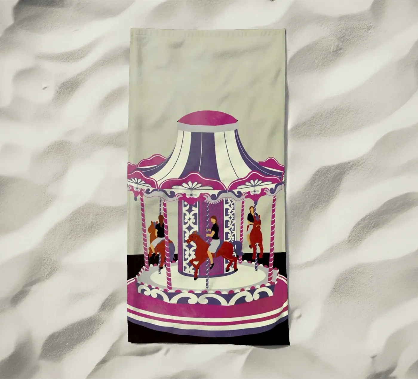Carousel strandhanddoek van Giordano Poloni