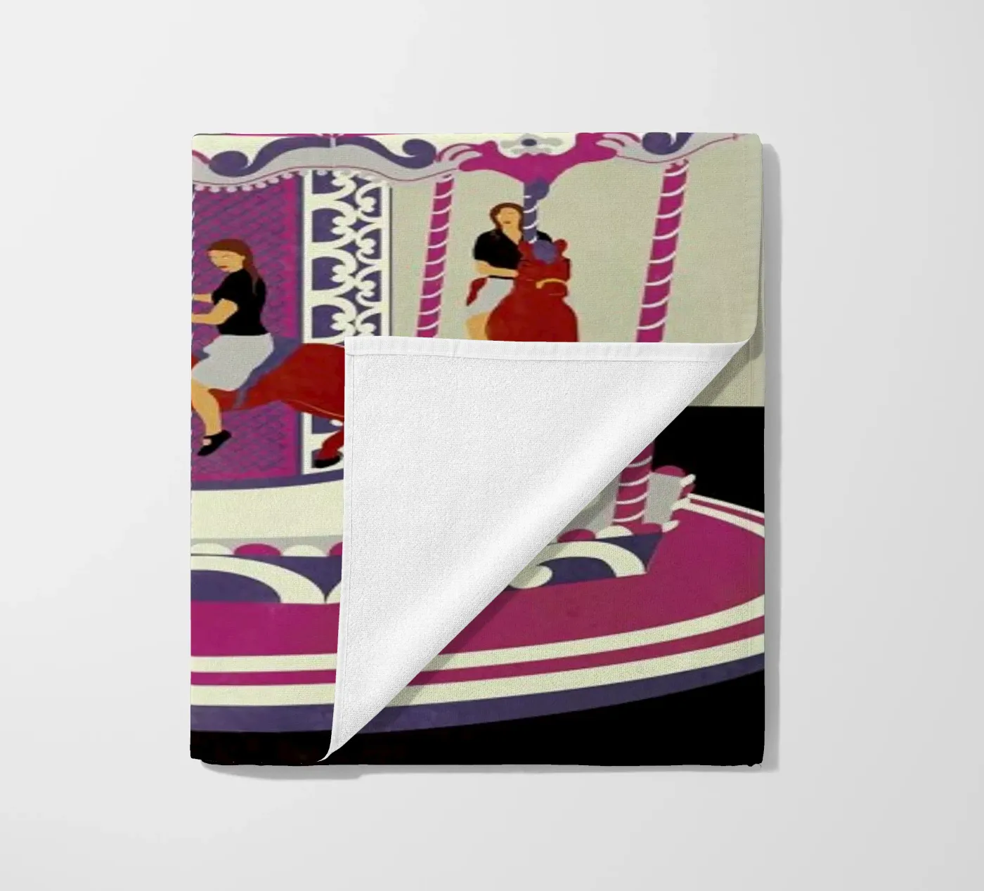 Carousel strandhanddoek van Giordano Poloni