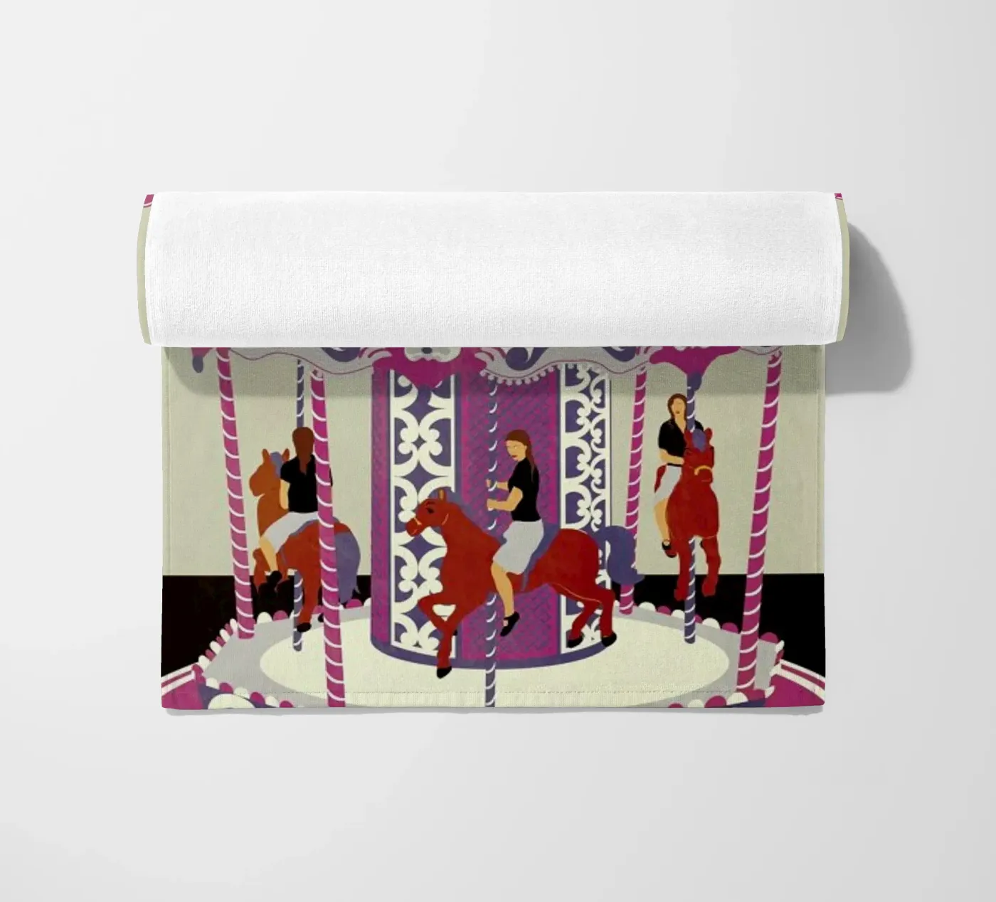Carousel strandhanddoek van Giordano Poloni