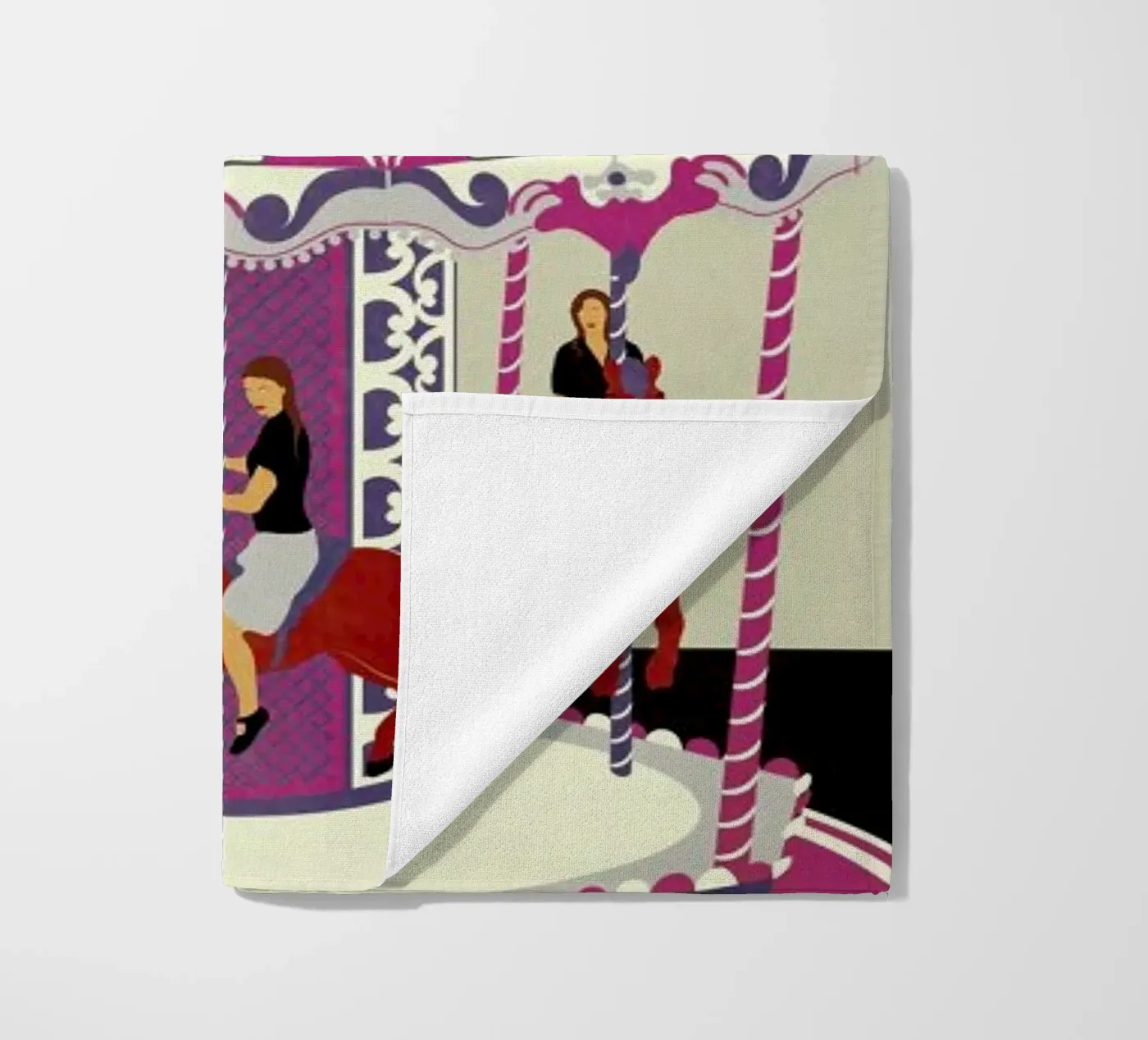 Carousel strandhanddoek van Giordano Poloni