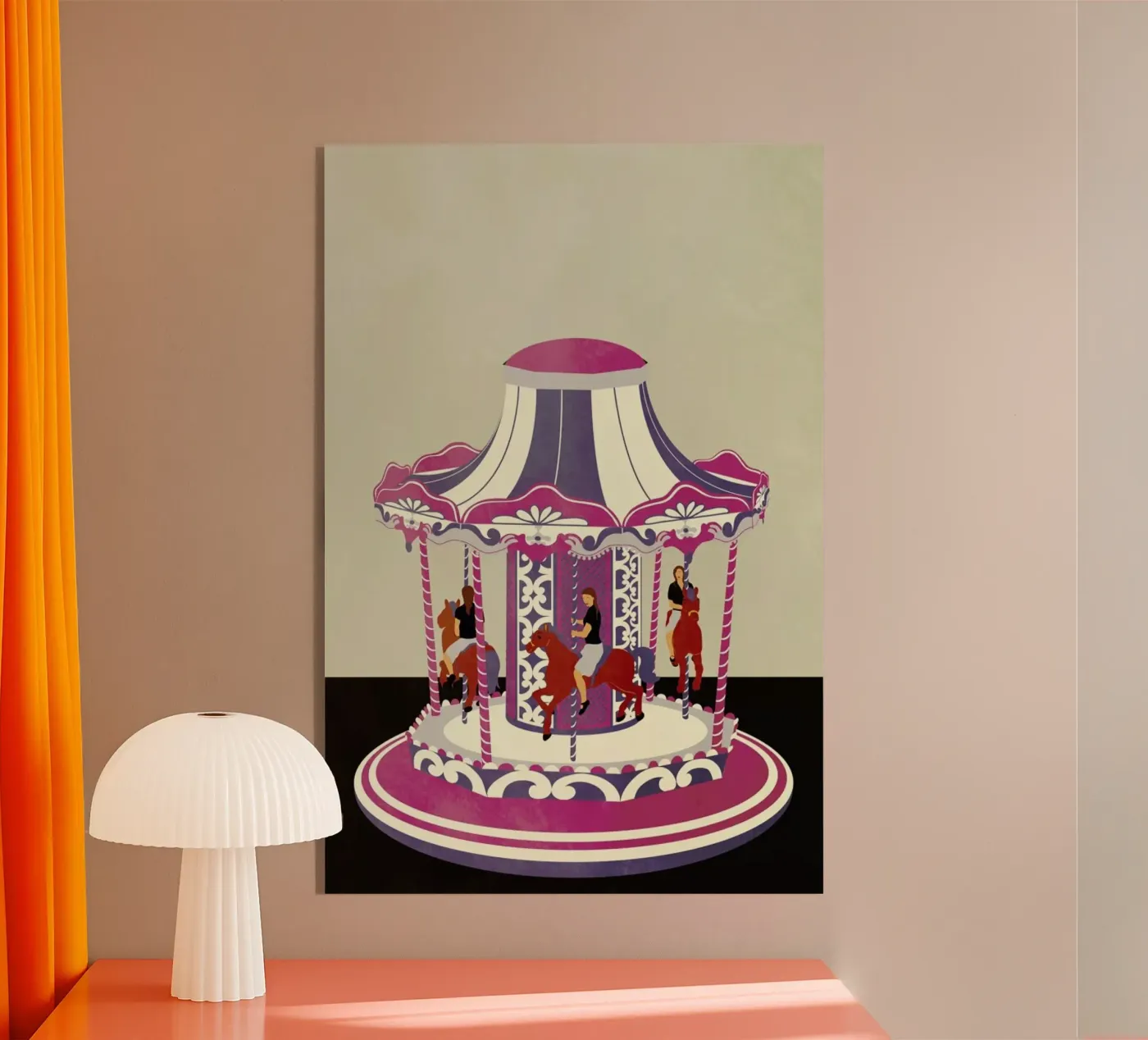 Carousel plexiglas de Giordano Poloni