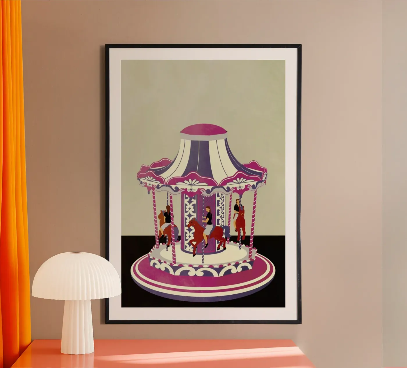 Carousel poster van Giordano Poloni