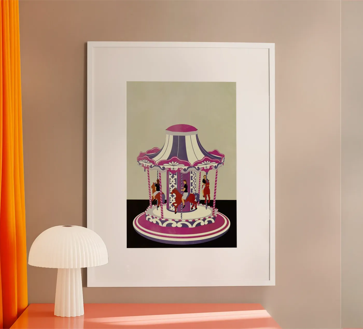 Carousel poster van Giordano Poloni