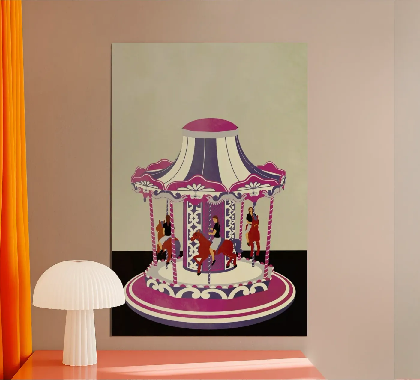 Carousel poster van Giordano Poloni