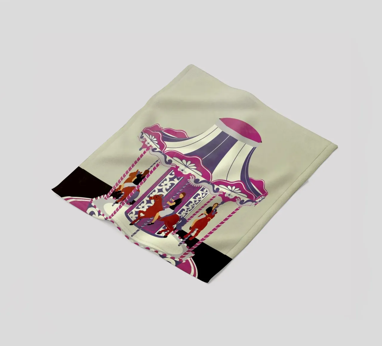 Carousel coperta in pile da Giordano Poloni
