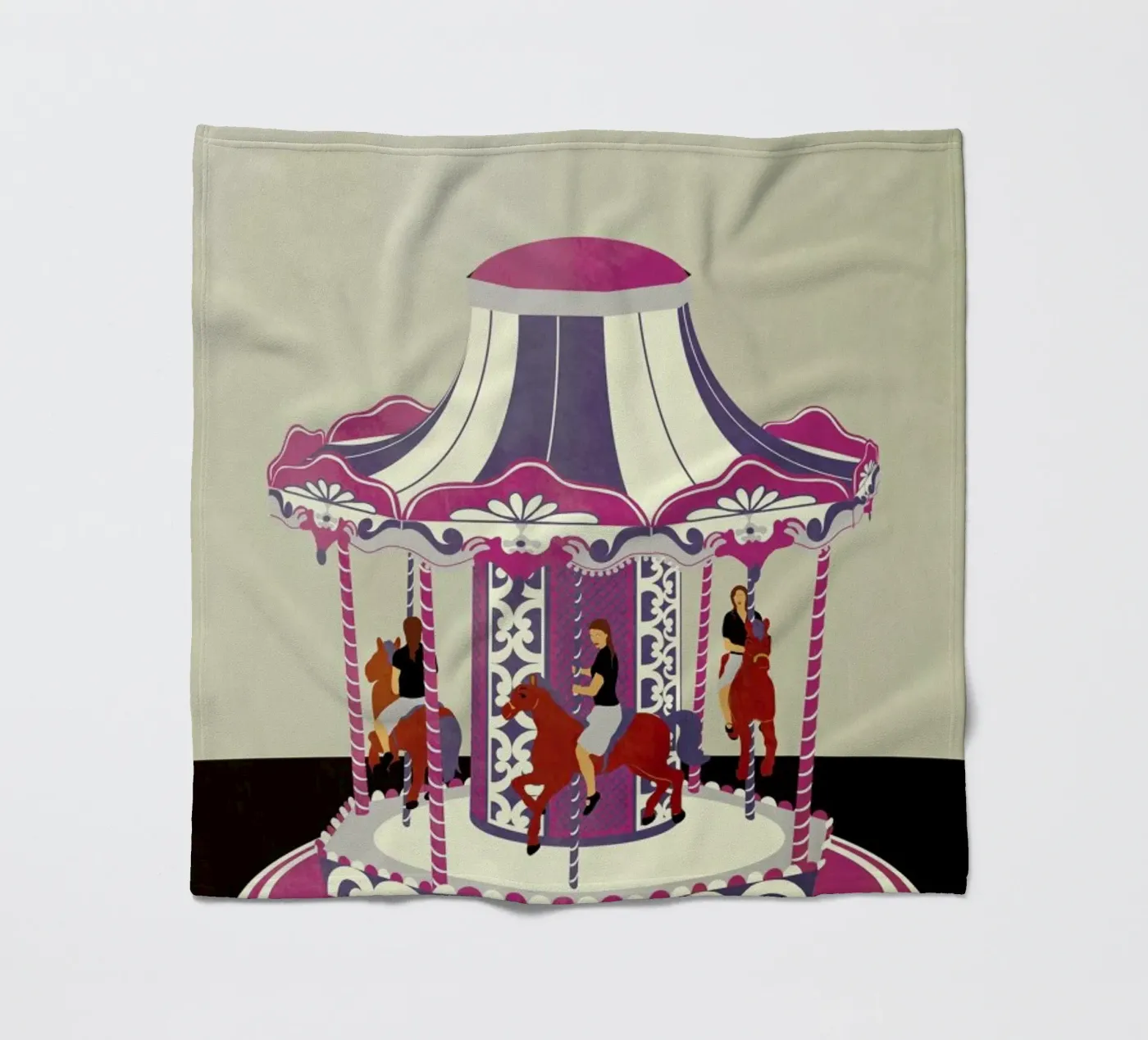 Carousel fleecedeken van Giordano Poloni