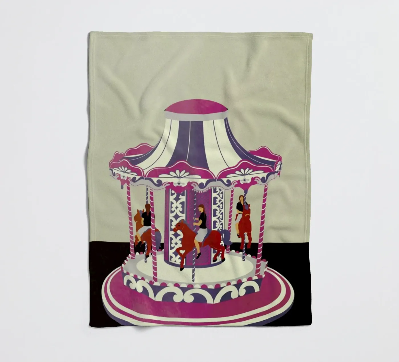 Carousel fleecedeken van Giordano Poloni