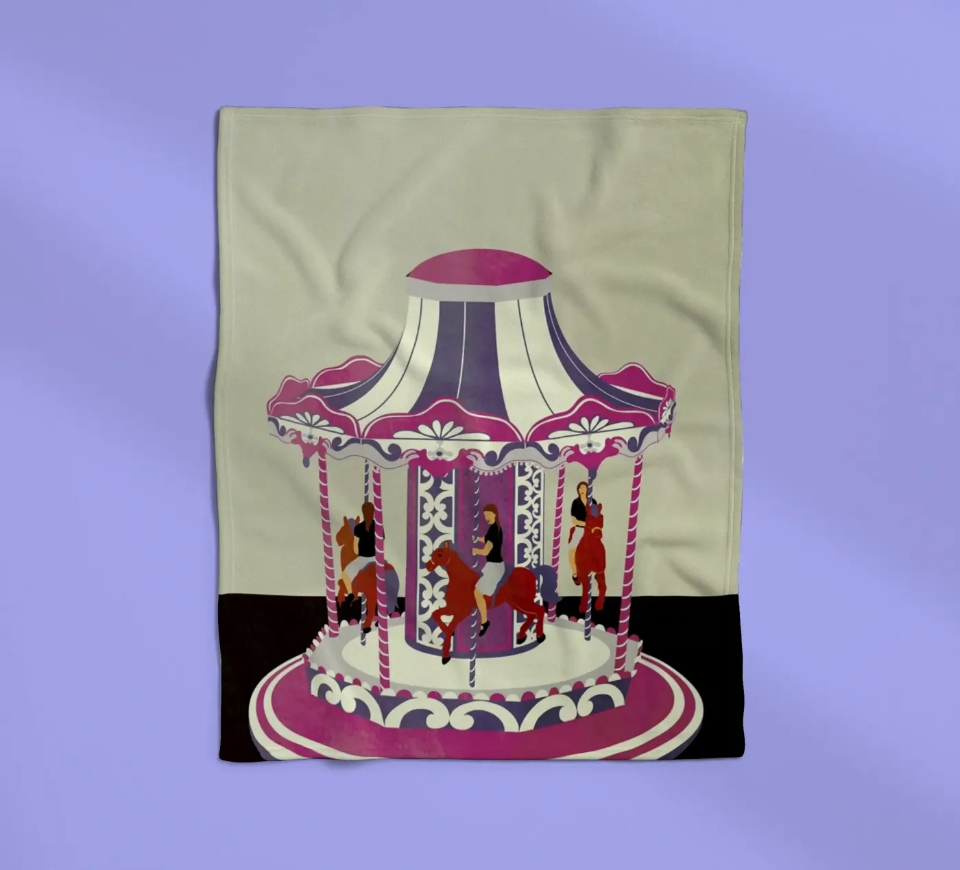 Carousel fleecedeken van Giordano Poloni