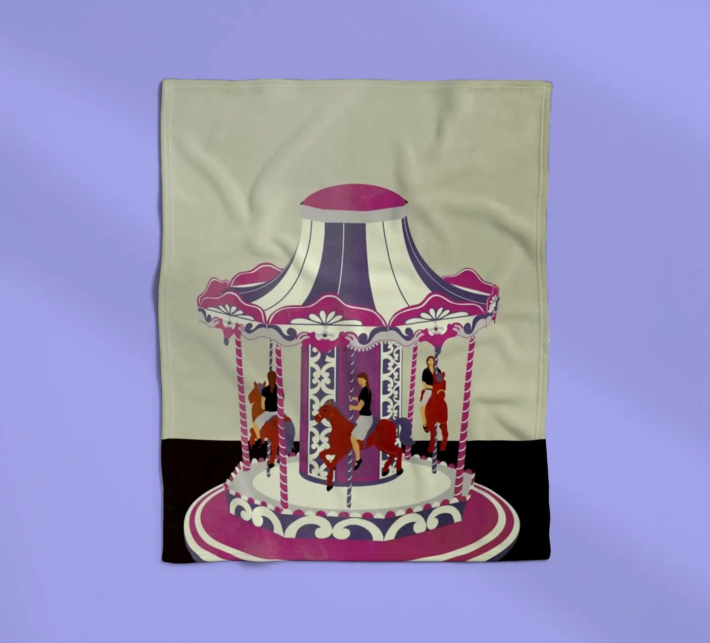 Carousel fleecedeken van Giordano Poloni