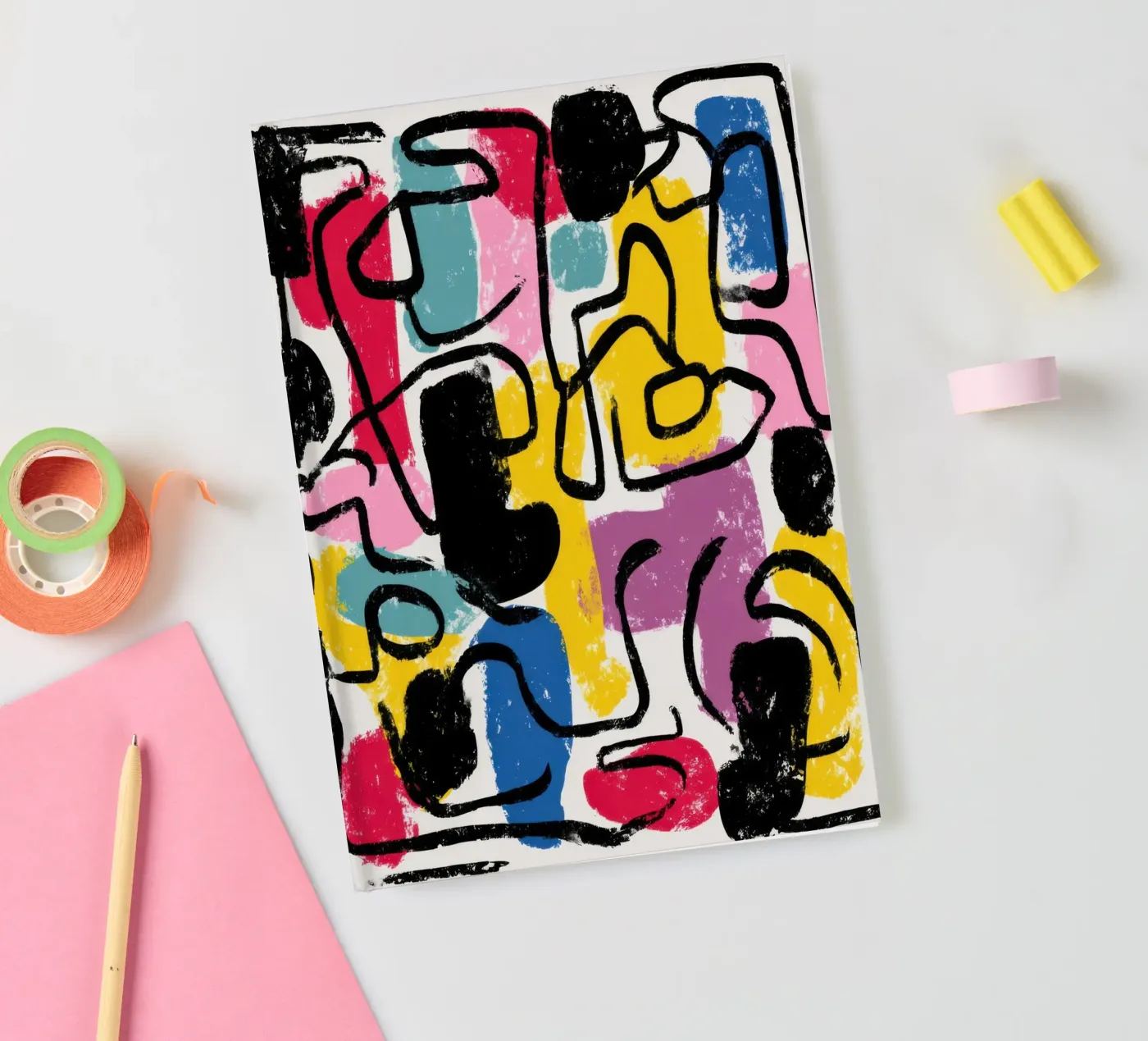 Structured Impulse Notizbuch von Geometrica