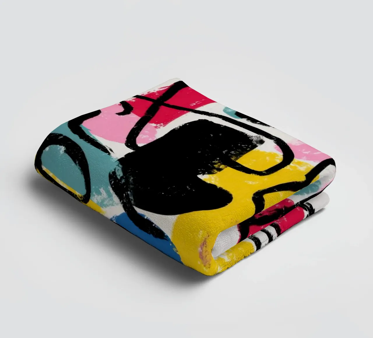 Structured Impulse Handtuch von Geometrica