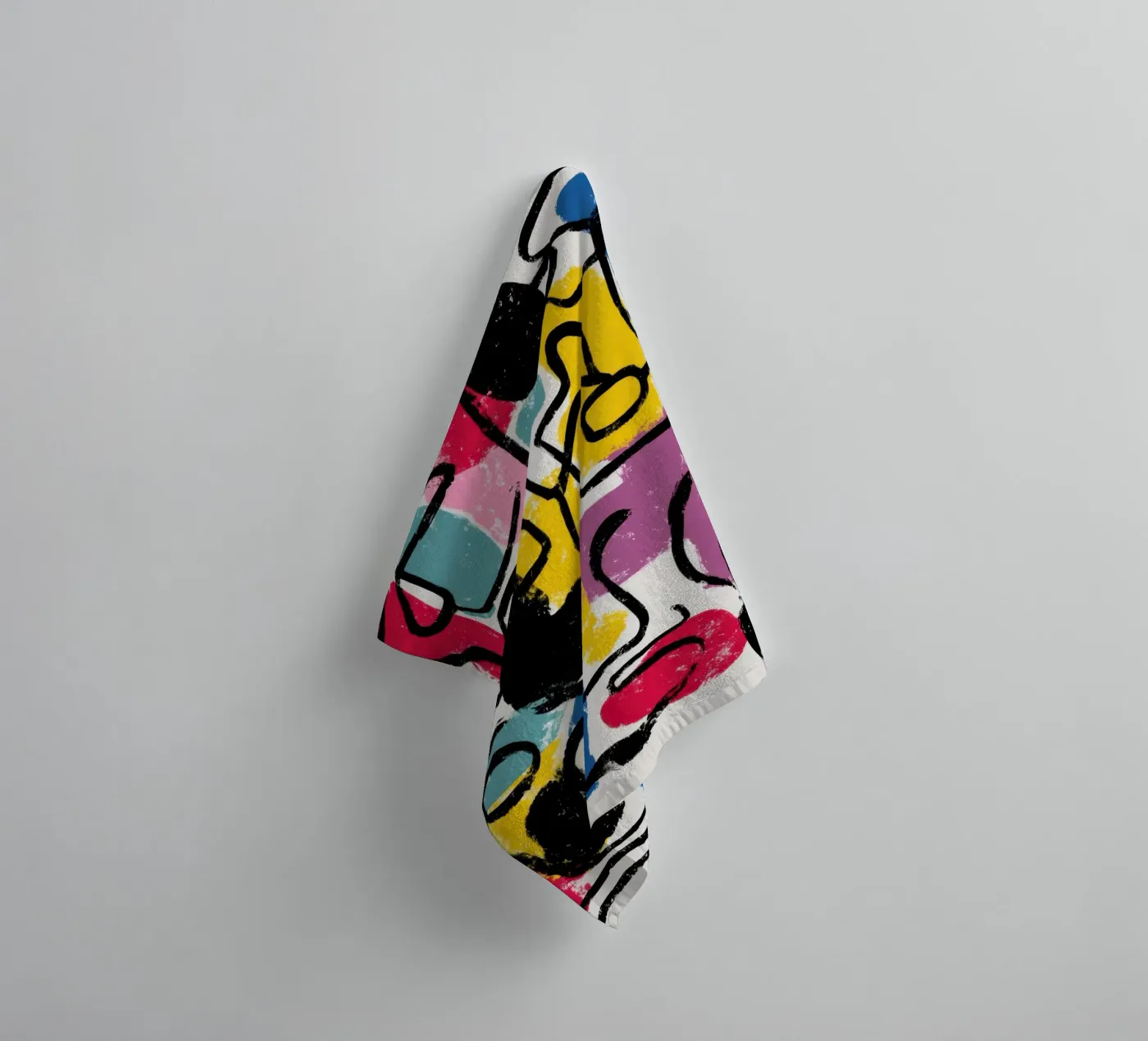 Structured Impulse Handtuch von Geometrica