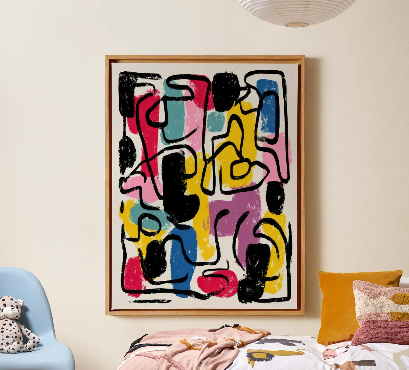 Structured Impulse canvas by Geometrica