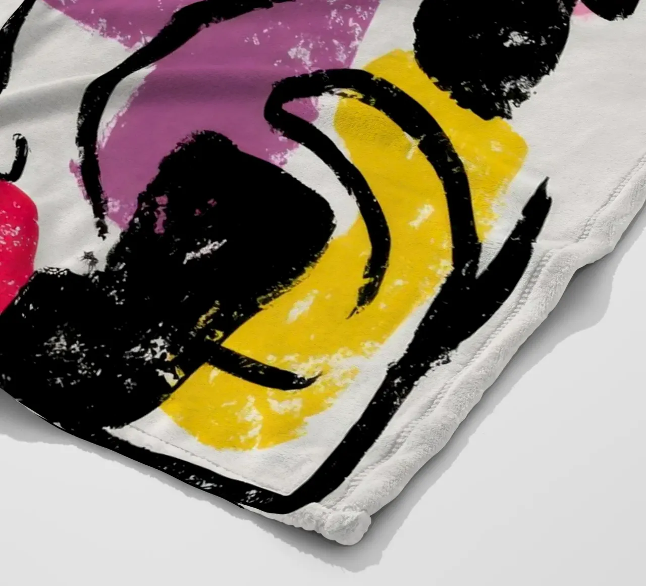 Structured Impulse fleecedeken van Geometrica