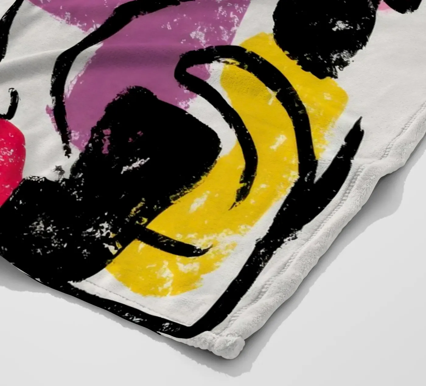 Structured Impulse fleecedeken van Geometrica