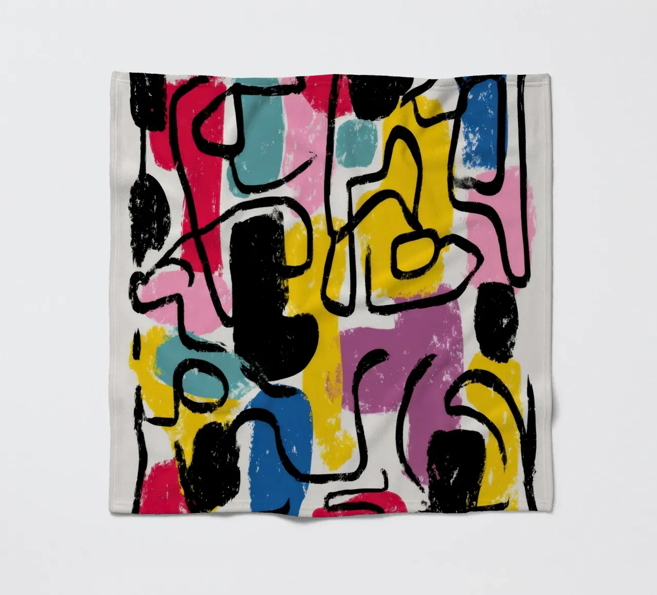 Structured Impulse fleecedeken van Geometrica