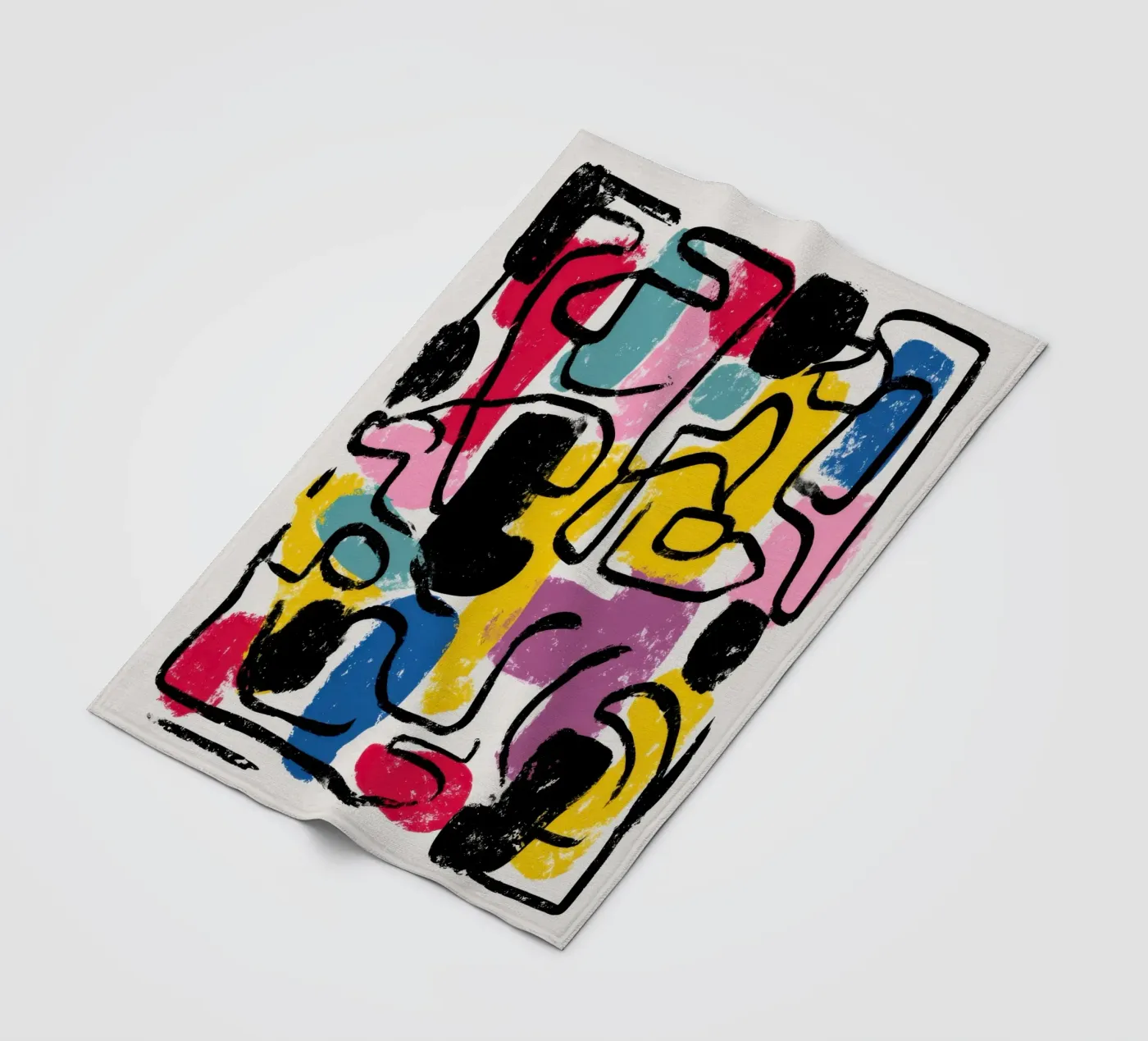 Structured Impulse fleecedeken van Geometrica