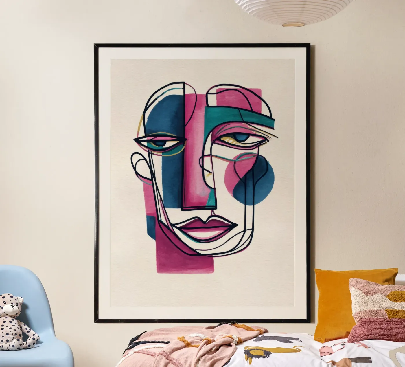 Split Gaze poster da Geometrica