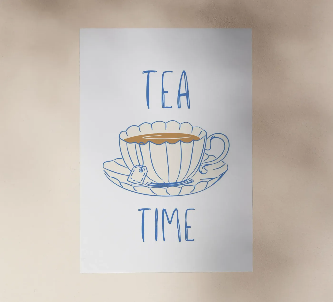 Tea time backlit folie van Funkydays