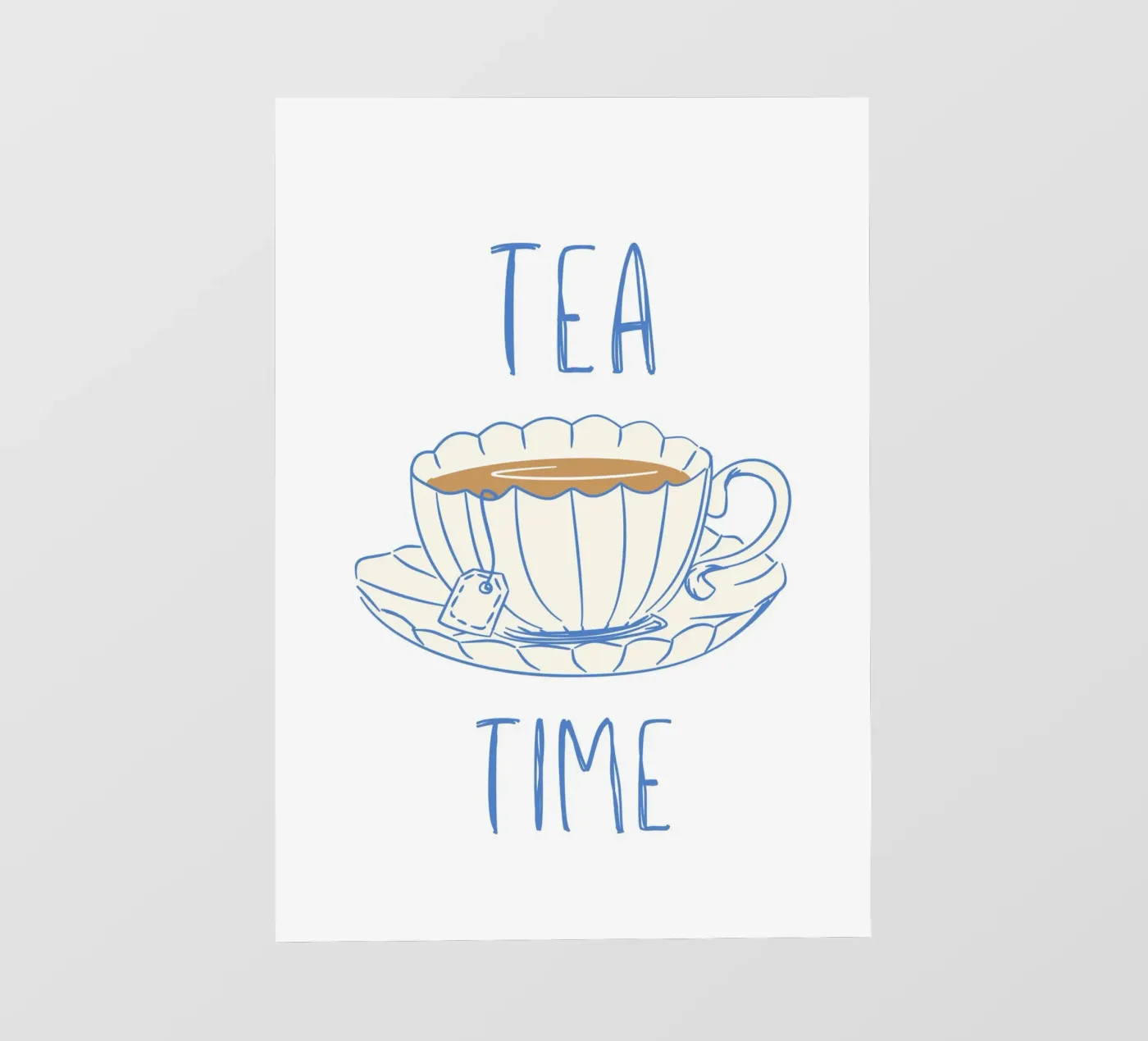 Tea time backlit folie van Funkydays