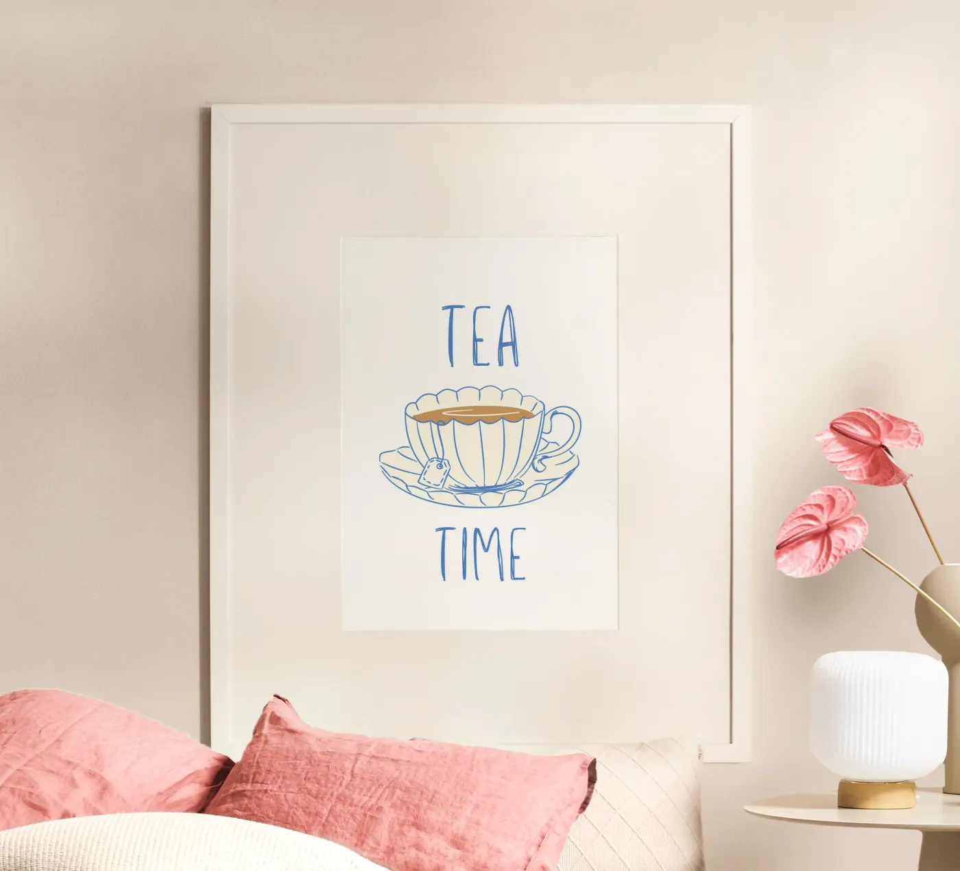 Tea time Poster von Funkydays