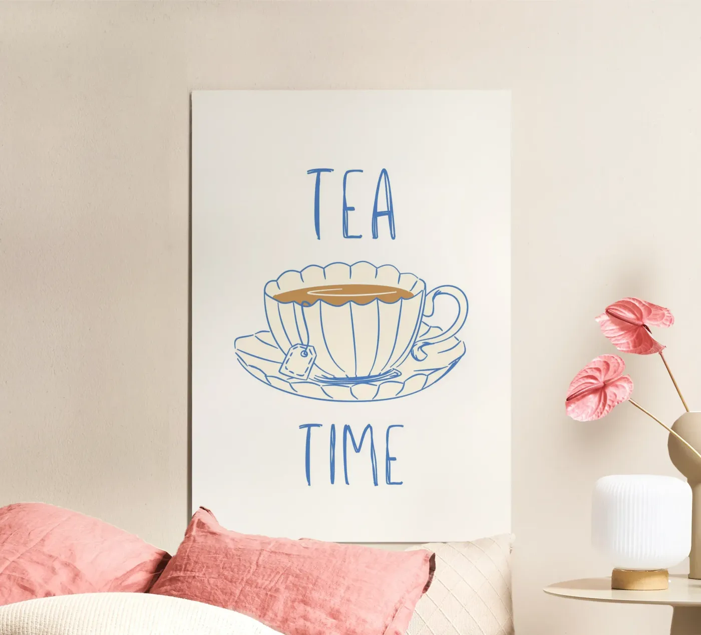 Tea time poster van Funkydays
