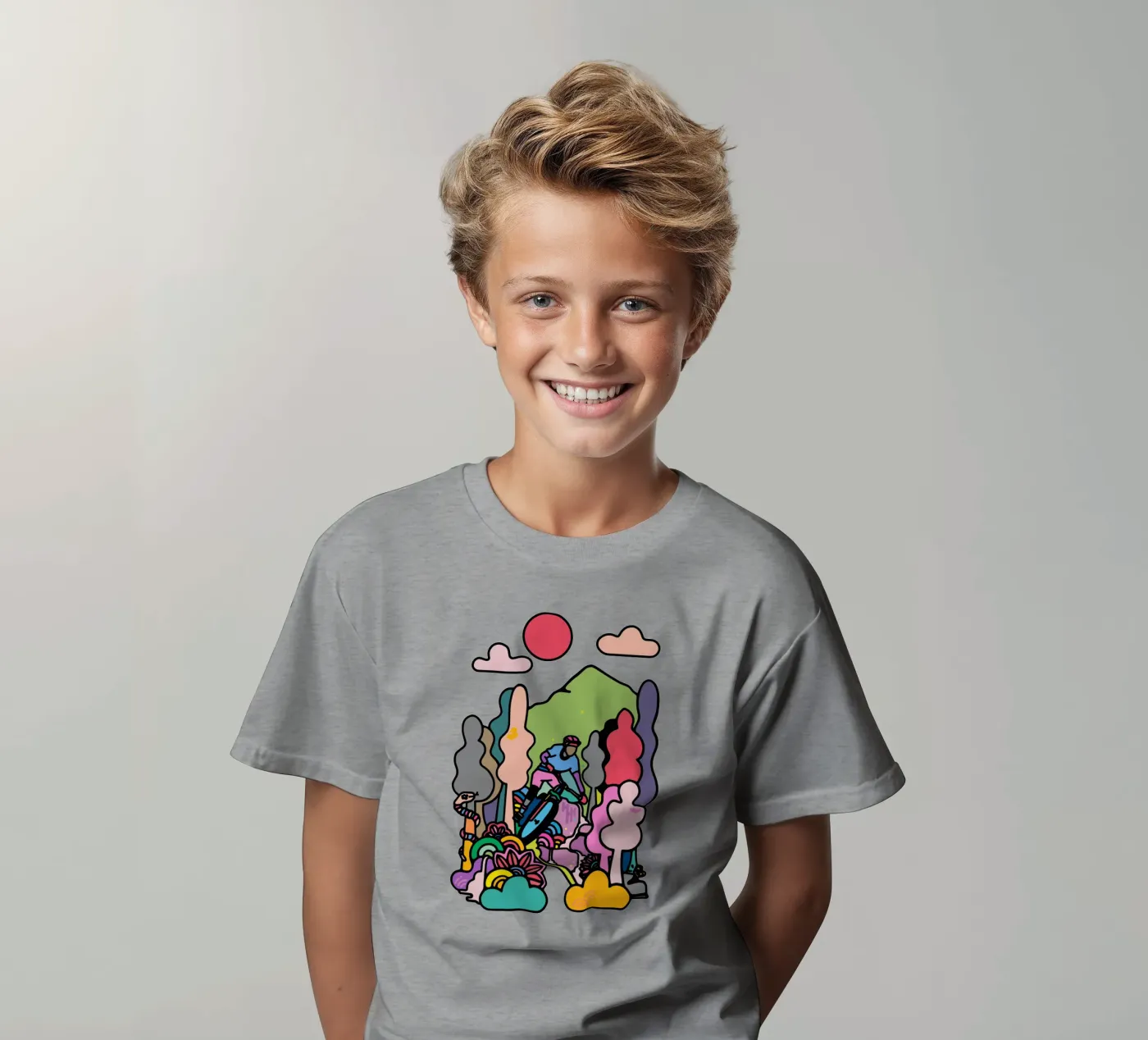 Flusso t-shirt bambini da The Cyclist