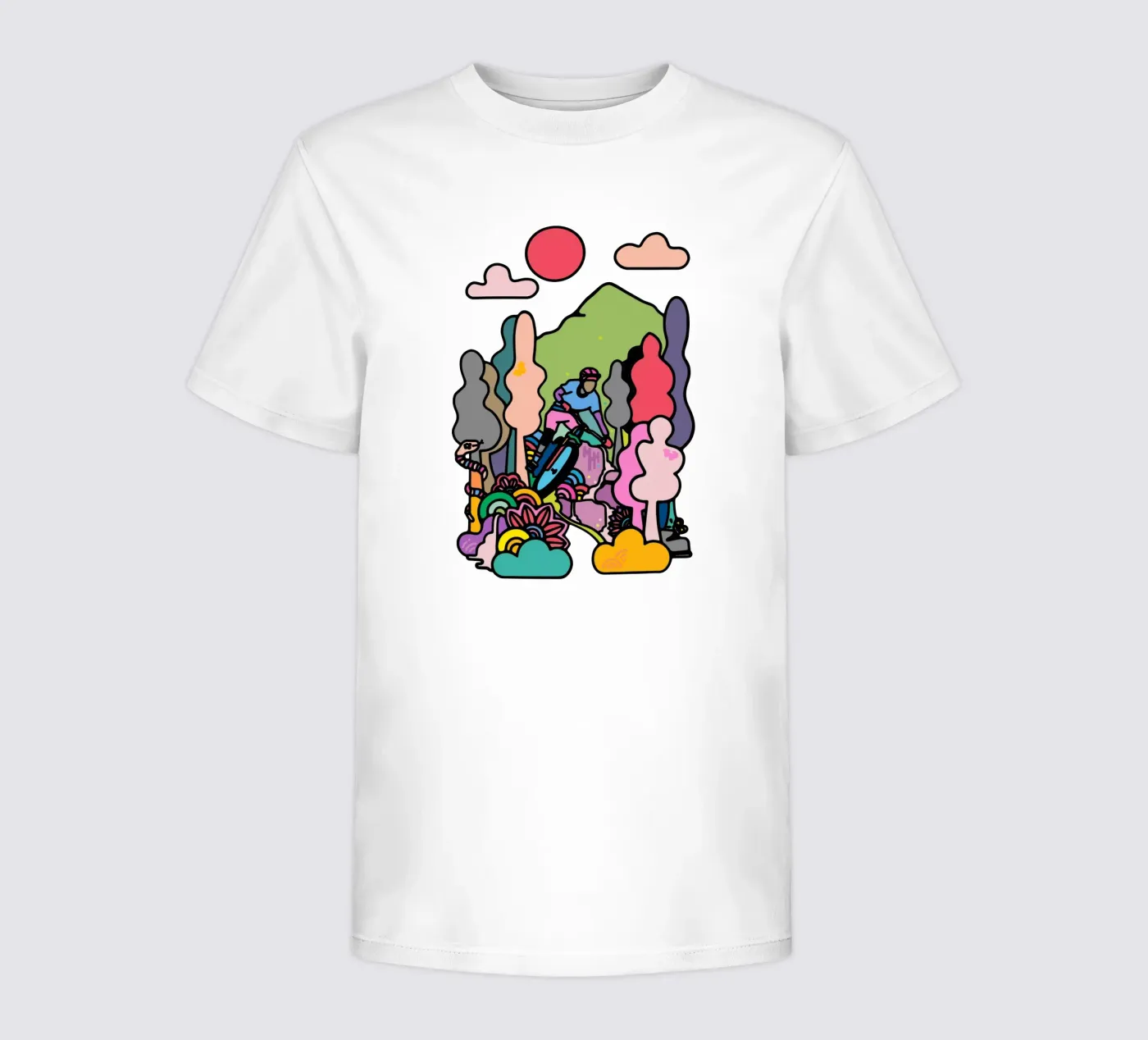 Flusso t-shirt bambini da The Cyclist