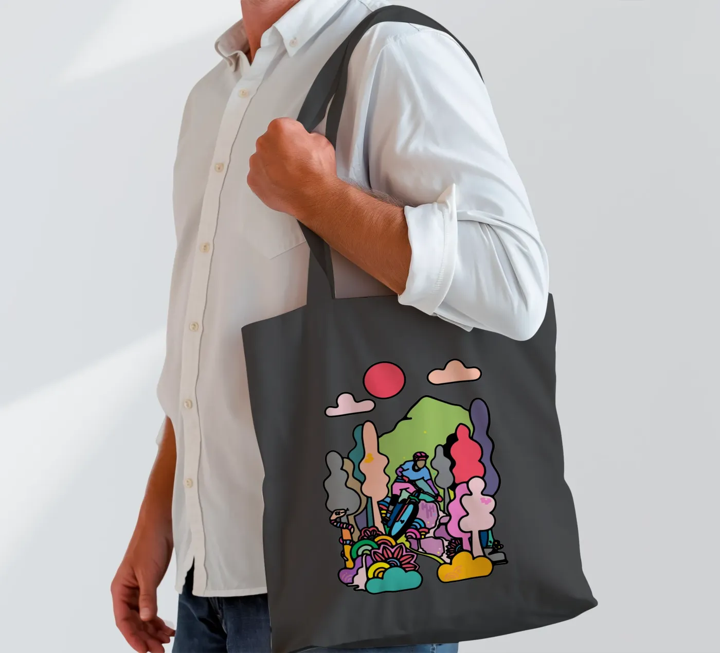 Flow tote bag by The Cyclist