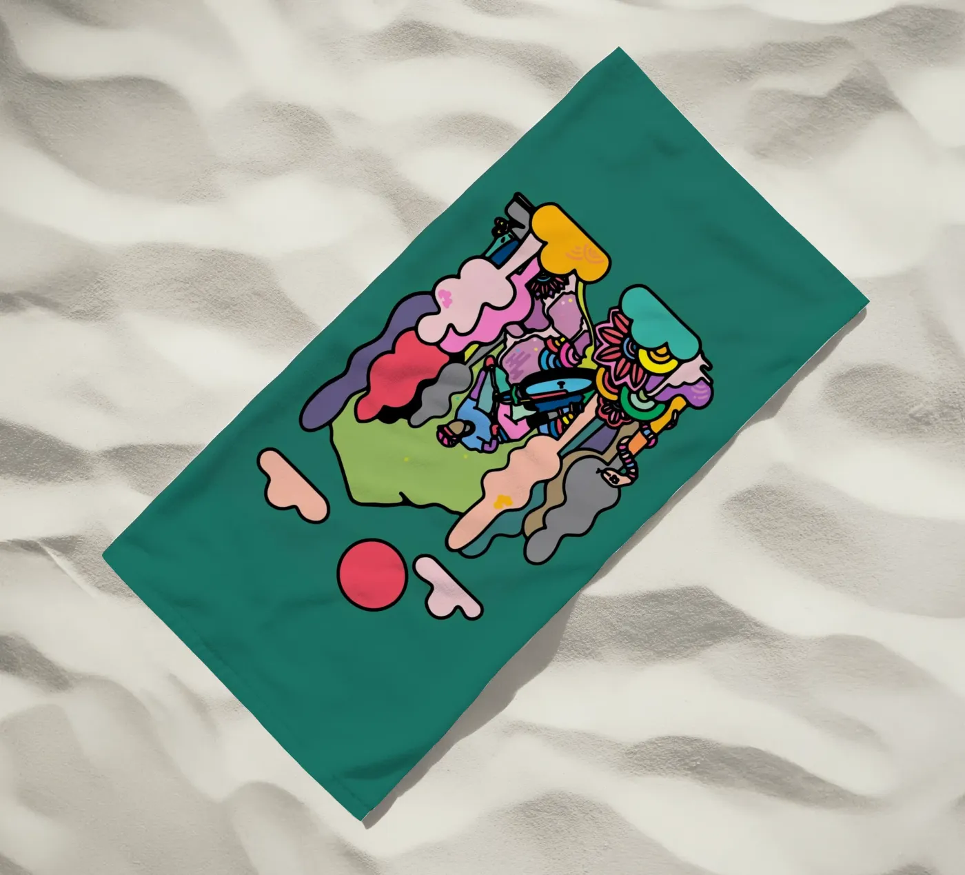 Stroom strandhanddoek van The Cyclist