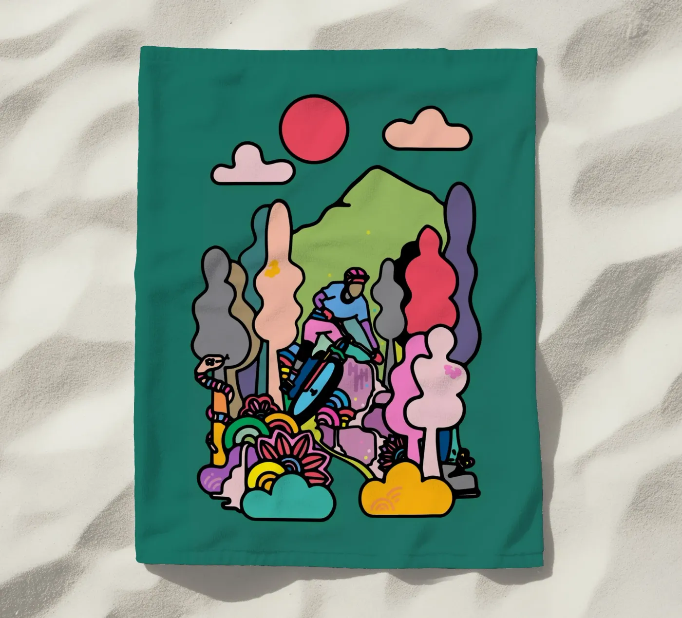 Stroom strandhanddoek van The Cyclist