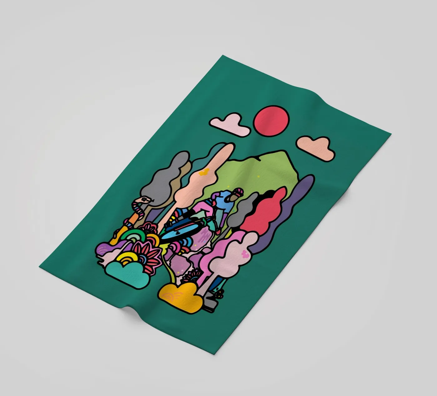 Stroom strandhanddoek van The Cyclist