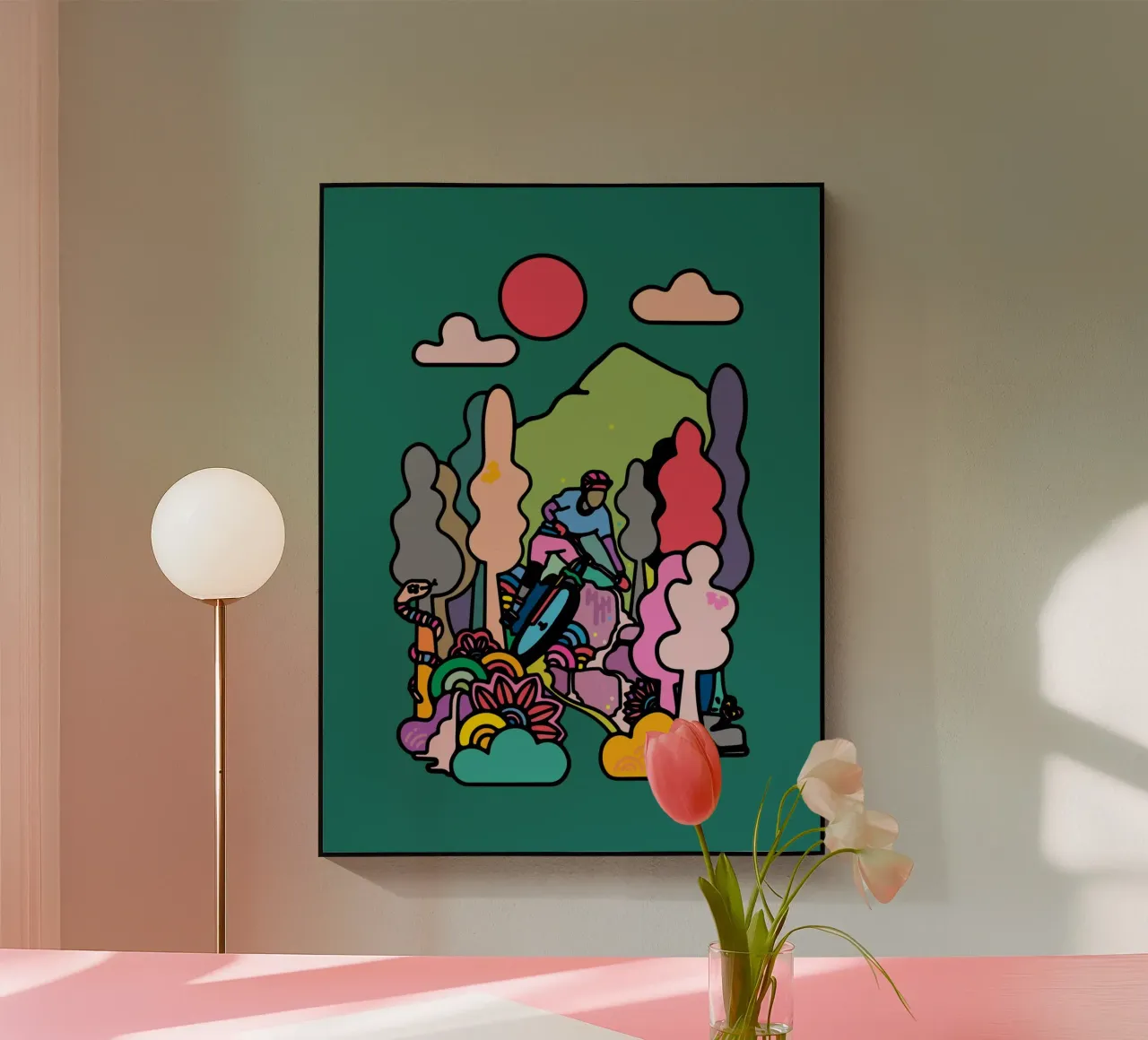 Flusso plexiglass da The Cyclist