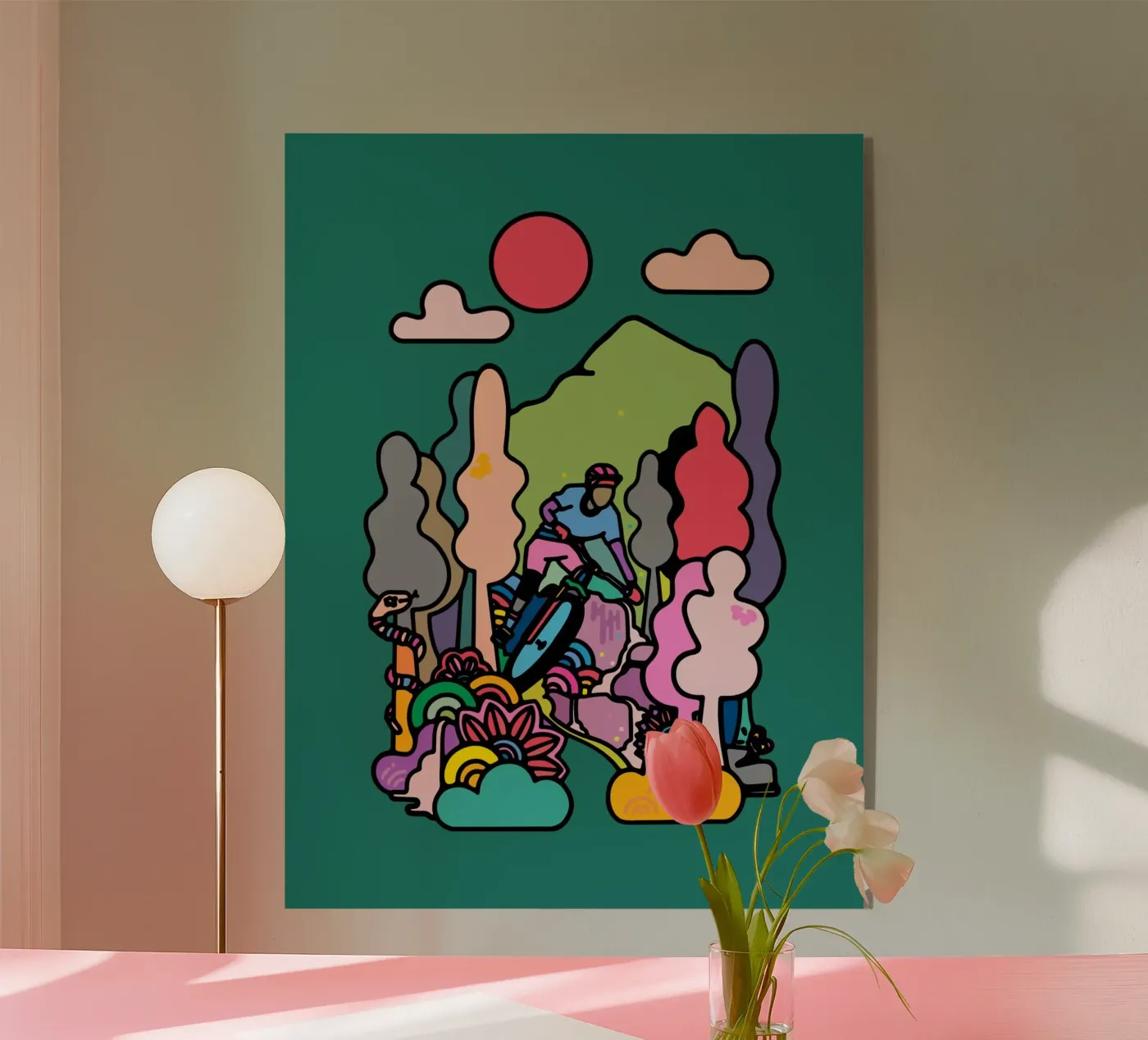 Flow acrylic glass by The Cyclist