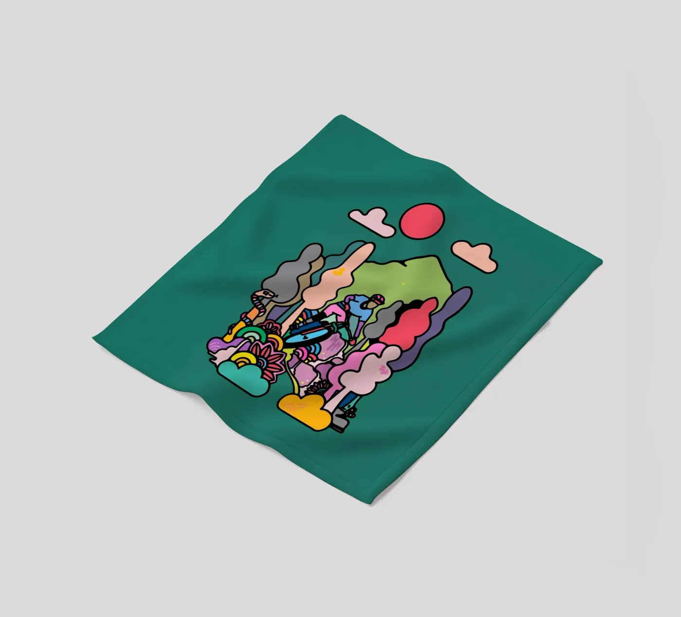Flow fleece blanket by The Cyclist
