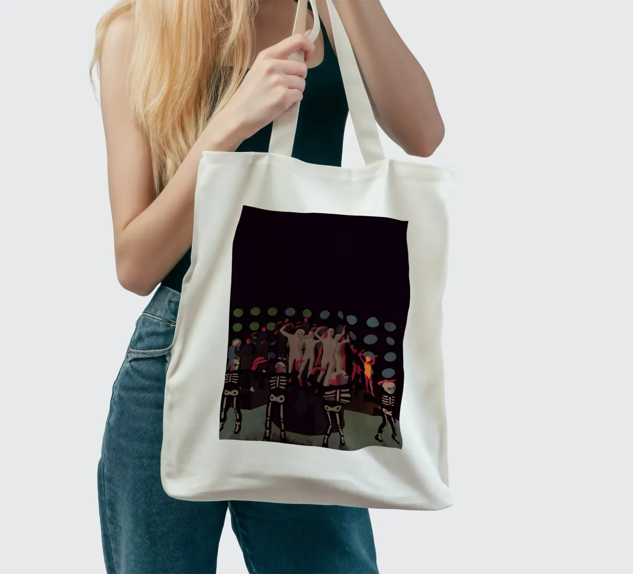 Take Me With You borsa in juta da Giordano Poloni