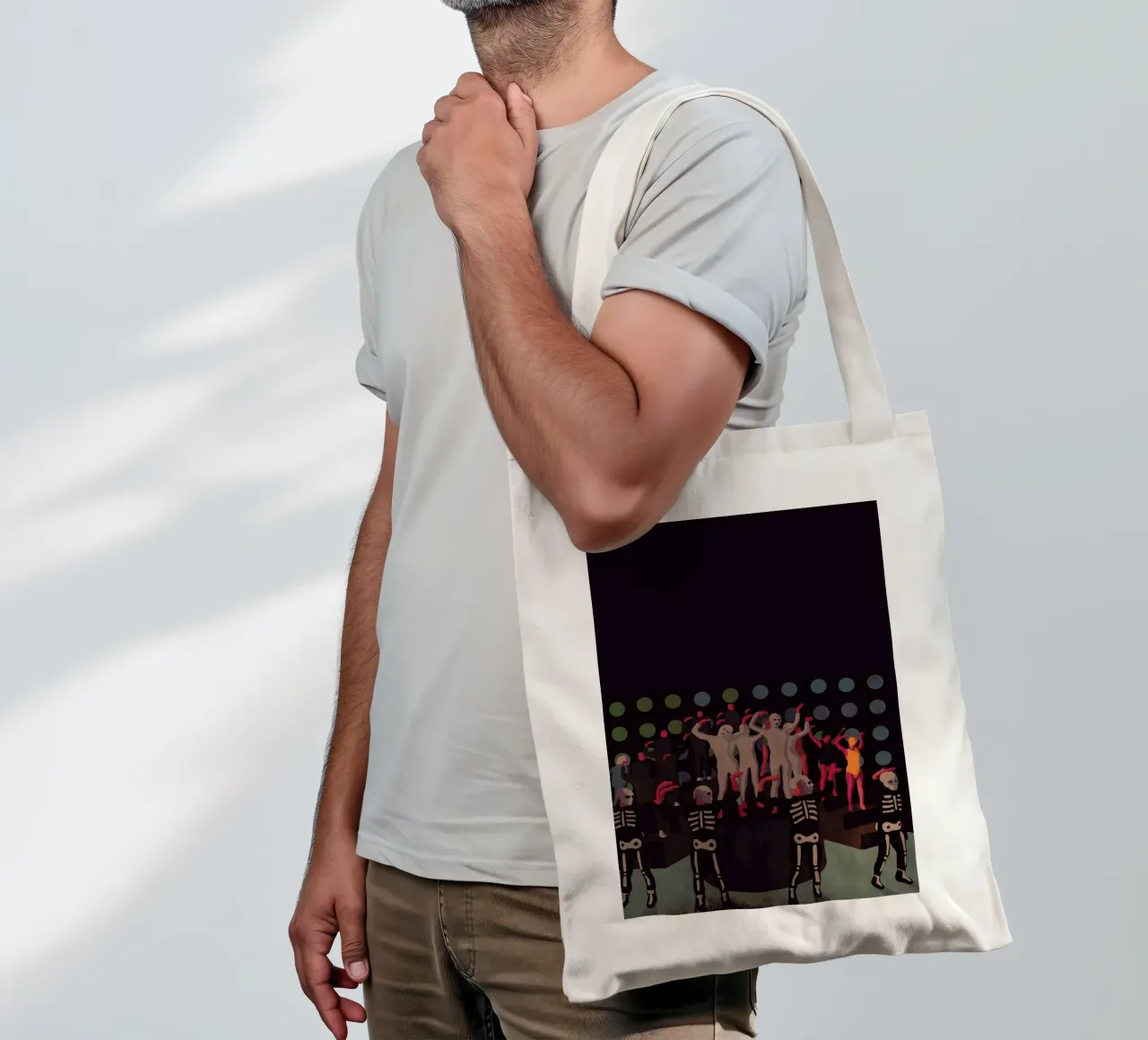 Take Me With You borsa in juta da Giordano Poloni