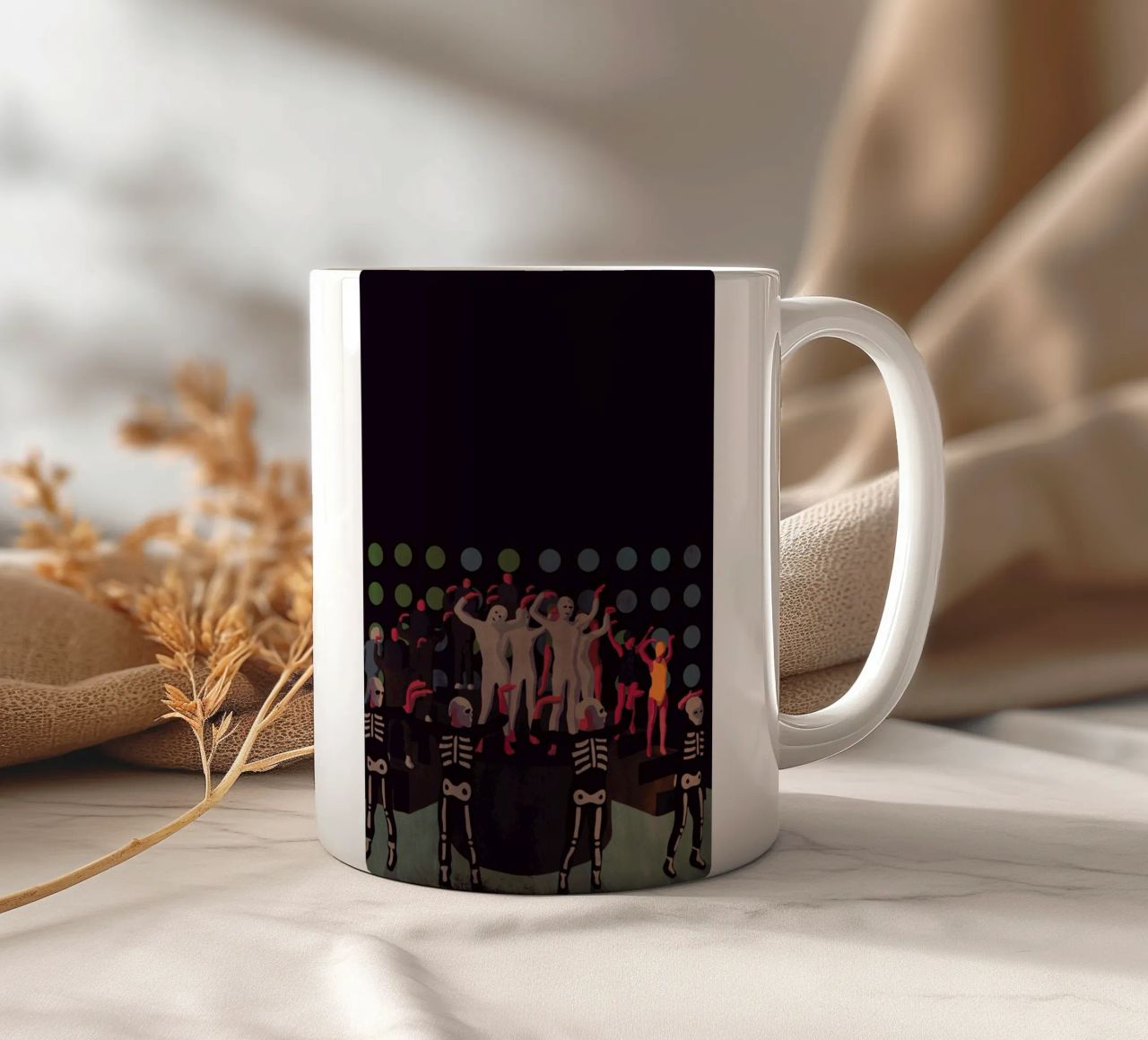 Take Me With You tazza in ceramica da Giordano Poloni