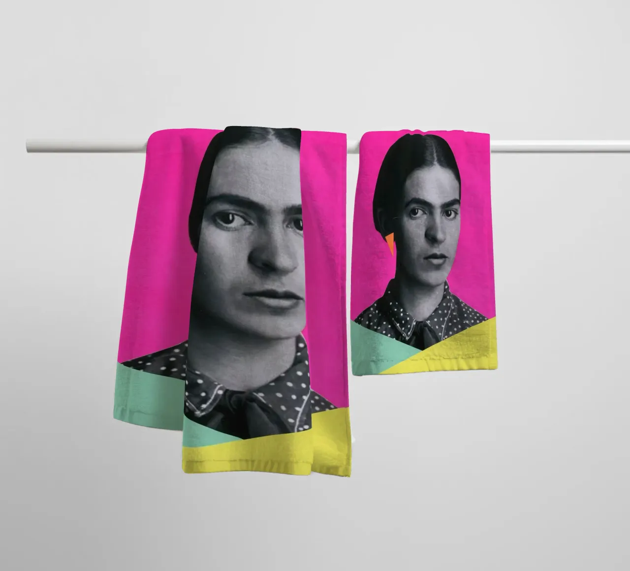 Frida moderna asciugamano da bagno da Cassia Beck Collage