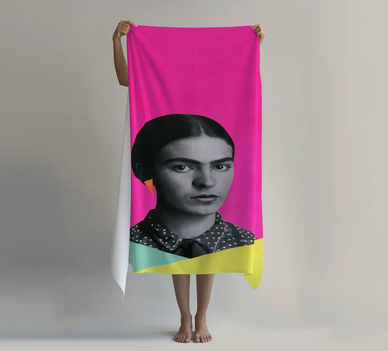Frida moderna telo mare da Cassia Beck Collage