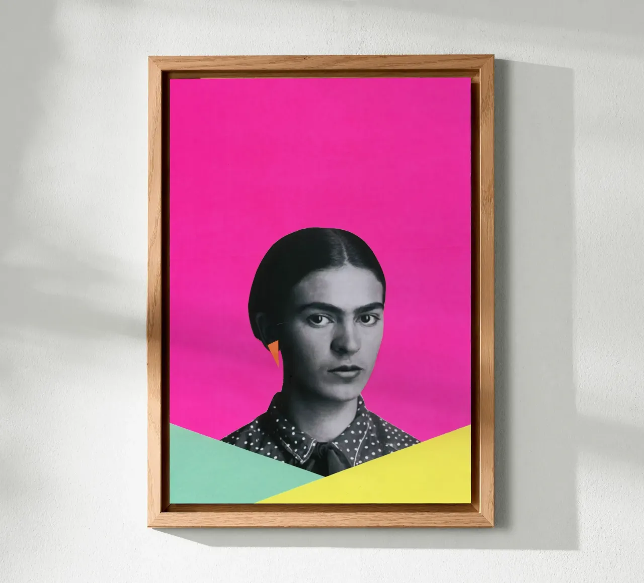 Frida moderna alluminio dibond da Cassia Beck Collage