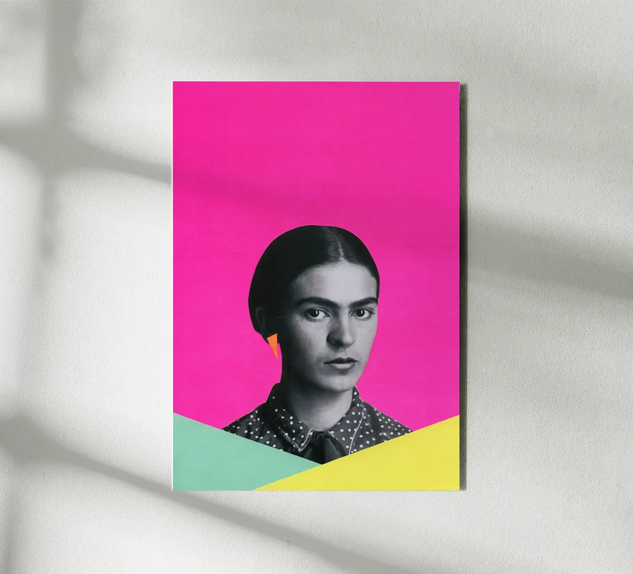 Frida moderna alluminio dibond da Cassia Beck Collage