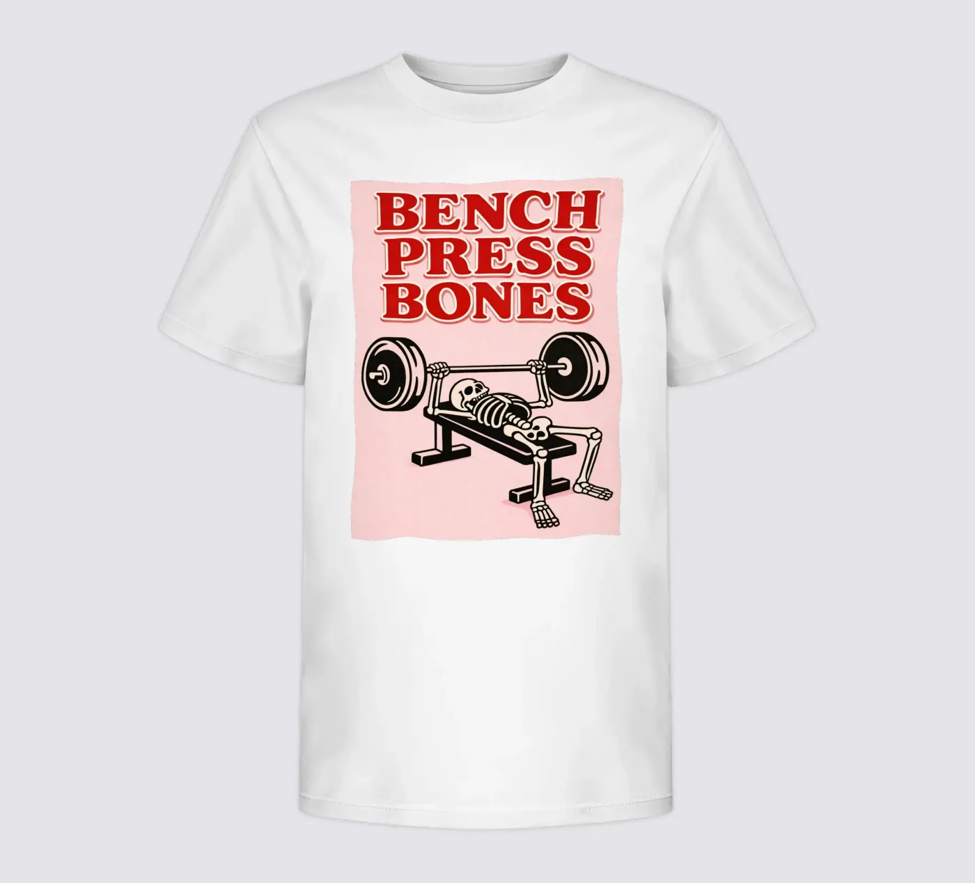 ossa della panca piana t-shirt bambini da Elfath