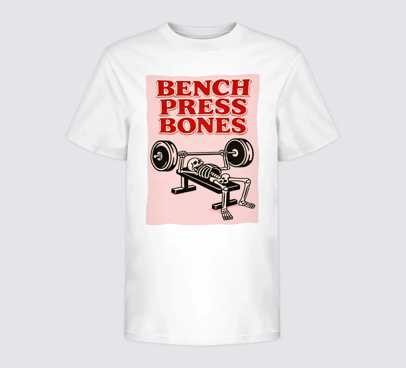 ossa della panca piana t-shirt bambini da Elfath